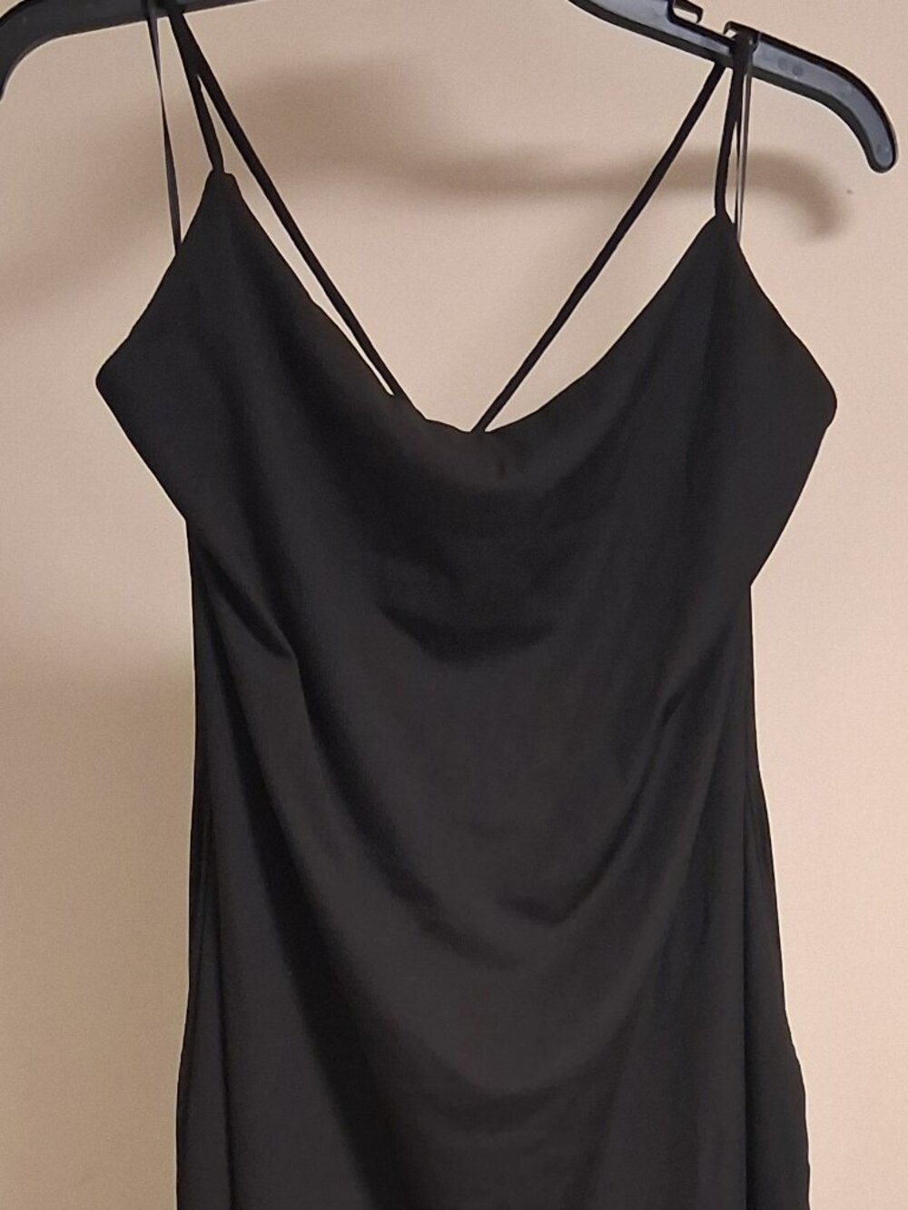 NWOT Naked wardrobe sculpt knit spaghetti strap cross back jumpsuit Size 1X
